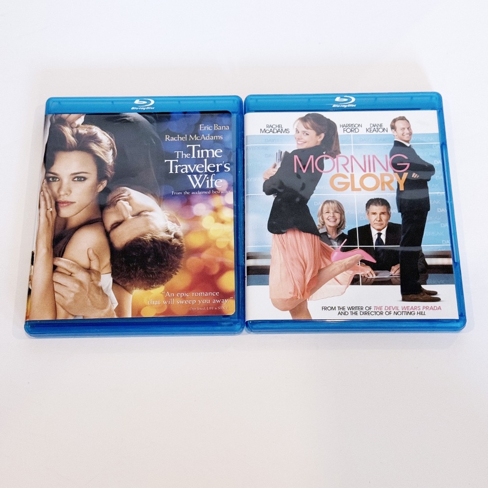Rachel McAdam’s Set of 2 Blu-Ray (Morning Glory, Time Traveler’s Wife)